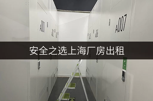 安全之选上海厂房出租，迷你考拉仓为您守护存储无忧