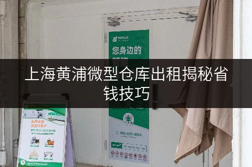 上海黄浦微型仓库出租揭秘省钱技巧，选对迷你仓不花冤枉钱！