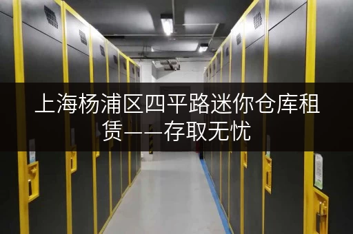 上海杨浦区四平路迷你仓库租赁——存取无忧，全时段服务，生活更便捷