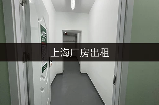 上海厂房出租，安全与温湿监控，让您的仓储无忧