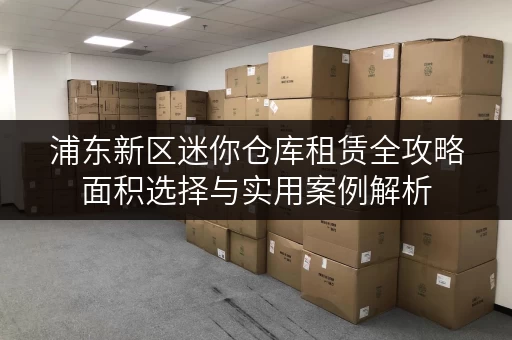 浦东新区迷你仓库租赁全攻略面积选择与实用案例解析