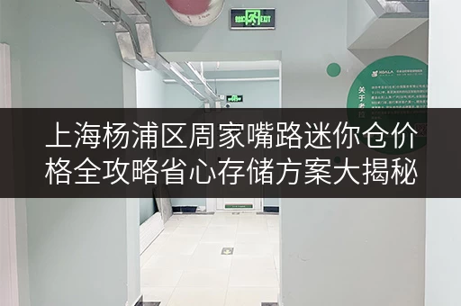 上海杨浦区周家嘴路迷你仓价格全攻略省心存储方案大揭秘！