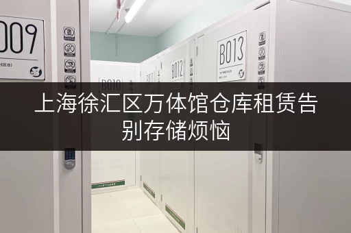 上海徐汇区万体馆仓库租赁告别存储烦恼,迷你考拉仓为您打造省心方案 上海徐汇区万体馆仓库租赁告别存储烦恼,迷你考拉仓为您打造省心方案