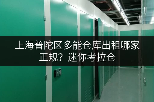 上海普陀区多能仓库出租哪家正规？迷你考拉仓，便捷存储新选择！