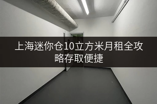 上海迷你仓10立方米月租全攻略存取便捷,随时随地,价格透明! 上海迷你仓10立方米月租全攻略存取便捷,随时随地,价格透明!