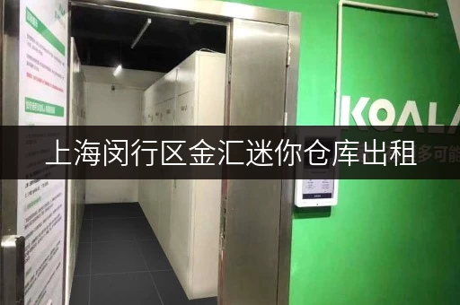上海闵行区金汇迷你仓库出租，随存随取，便捷生活新选择