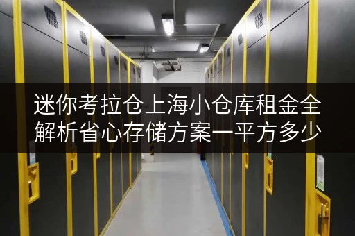迷你考拉仓上海小仓库租金全解析省心存储方案一平方多少钱