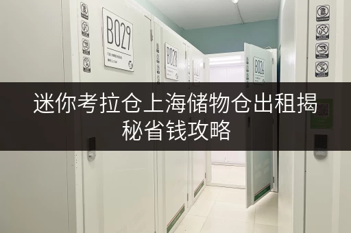 迷你考拉仓上海储物仓出租揭秘省钱攻略,透明价格让你无忧存储! 迷你考拉仓上海储物仓出租揭秘省钱攻略,透明价格让你无忧存储!