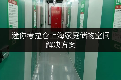 迷你考拉仓上海家庭储物空间解决方案，全时段便捷服务，费用明细大揭秘