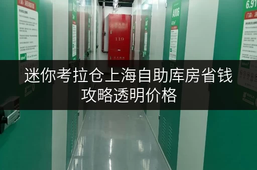 迷你考拉仓上海自助库房省钱攻略透明价格,智慧储物 迷你考拉仓上海自助库房省钱攻略透明价格,智慧储物