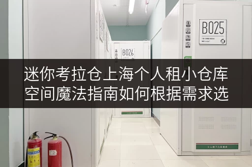迷你考拉仓上海个人租小仓库空间魔法指南如何根据需求选对面积? 迷你考拉仓上海个人租小仓库空间魔法指南如何根据需求选对面积?