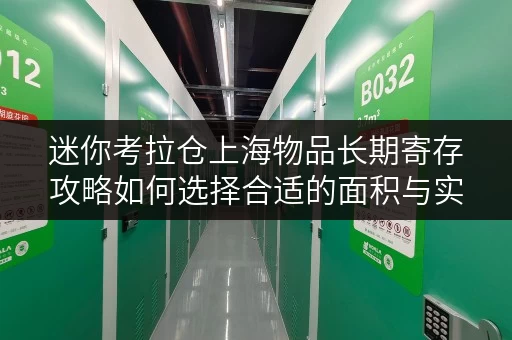 迷你考拉仓上海物品长期寄存攻略如何选择合适的面积与实用案例分享