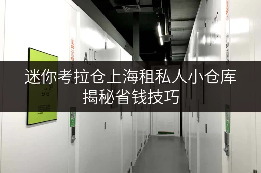 迷你考拉仓上海租私人小仓库揭秘省钱技巧，让你的储物无忧又实惠！