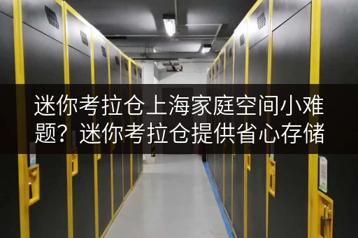迷你考拉仓上海家庭空间小难题？迷你考拉仓提供省心存储解决方案