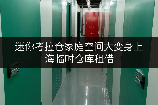 迷你考拉仓家庭空间大变身上海临时仓库租借,释放空间,提升生活品质 迷你考拉仓家庭空间大变身上海临时仓库租借,释放空间,提升生活品质