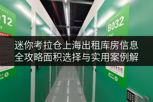 迷你考拉仓上海出租库房信息全攻略面积选择与实用案例解析 迷你考拉仓上海出租库房信息全攻略面积选择与实用案例解析