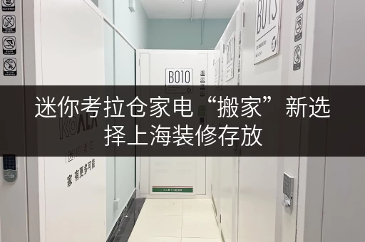 迷你考拉仓家电“搬家”新选择上海装修存放,迷你考拉仓守护你的“宝贝” 迷你考拉仓家电“搬家”新选择上海装修存放,迷你考拉仓守护你的“宝贝”