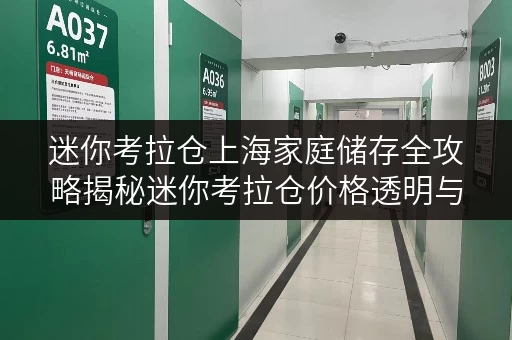迷你考拉仓上海家庭储存全攻略揭秘迷你考拉仓价格透明与省钱技巧 迷你考拉仓上海家庭储存全攻略揭秘迷你考拉仓价格透明与省钱技巧