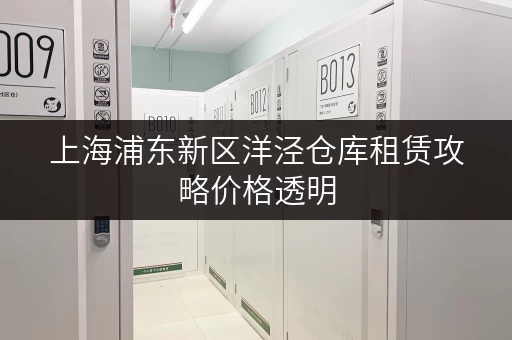 上海浦东新区洋泾仓库租赁攻略价格透明，省钱技巧全解析