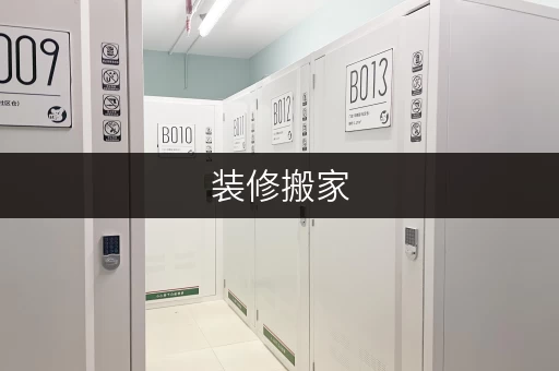装修搬家，临时存储方案揭秘上海浦东新区昌邑路迷你仓价格