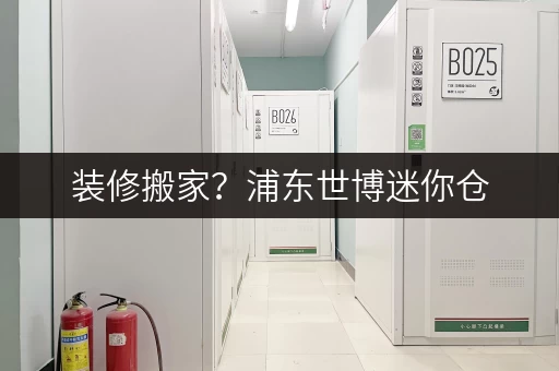 装修搬家？浦东世博迷你仓，价格透明，方案便捷