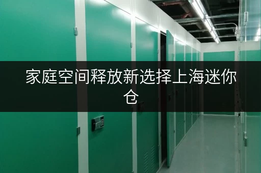 家庭空间释放新选择上海迷你仓，品质生活从这里开始