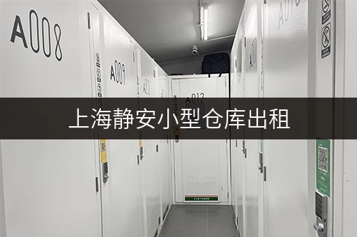 上海静安小型仓库出租，告别杂乱，尽享便捷存储
