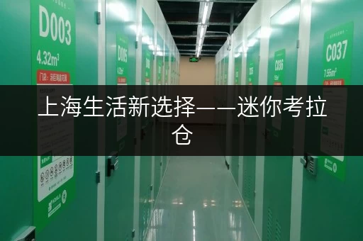 上海生活新选择——迷你考拉仓,全时段便捷寄存解决方案 上海生活新选择——迷你考拉仓,全时段便捷寄存解决方案