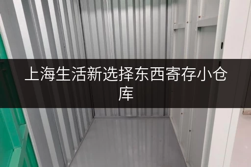 上海生活新选择东西寄存小仓库，便捷存取，全时段守护您的物品