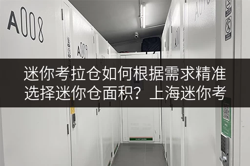 迷你考拉仓如何根据需求精准选择迷你仓面积?上海迷你考拉仓官网全解析 迷你考拉仓如何根据需求精准选择迷你仓面积?上海迷你考拉仓官网全解析