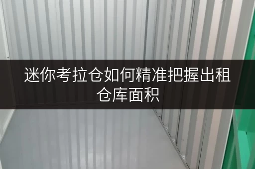 迷你考拉仓如何精准把握出租仓库面积，轻松收纳你的空间烦恼？迷你考拉仓实用案例解析