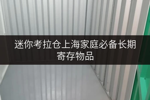 迷你考拉仓上海家庭必备长期寄存物品,迷你考拉仓给您省心之选 迷你考拉仓上海家庭必备长期寄存物品,迷你考拉仓给您省心之选