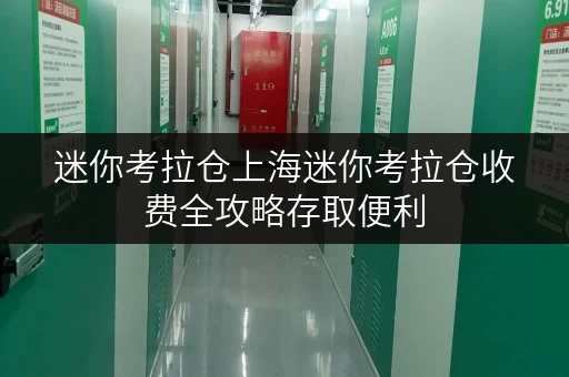 迷你考拉仓上海迷你考拉仓收费全攻略存取便利,服务全时段 迷你考拉仓上海迷你考拉仓收费全攻略存取便利,服务全时段