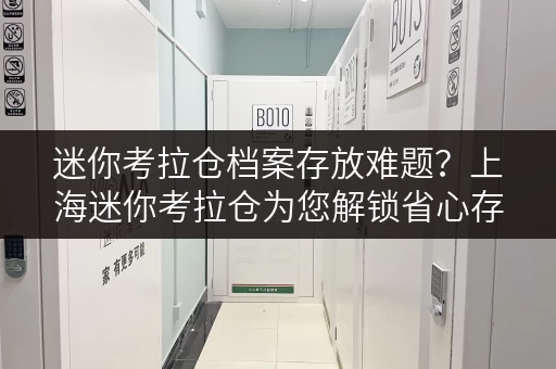 迷你考拉仓档案存放难题？上海迷你考拉仓为您解锁省心存储方案