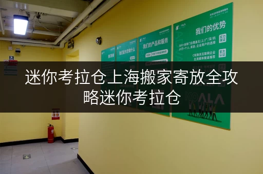 迷你考拉仓上海搬家寄放全攻略迷你考拉仓,您的便捷存储伙伴 迷你考拉仓上海搬家寄放全攻略迷你考拉仓,您的便捷存储伙伴