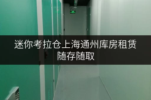 迷你考拉仓上海通州库房租赁随存随取，轻松管理您的工具设备
