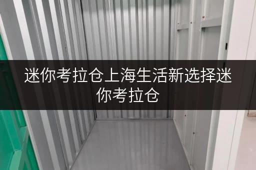 迷你考拉仓上海生活新选择迷你考拉仓,让设备工具存取更便捷 迷你考拉仓上海生活新选择迷你考拉仓,让设备工具存取更便捷