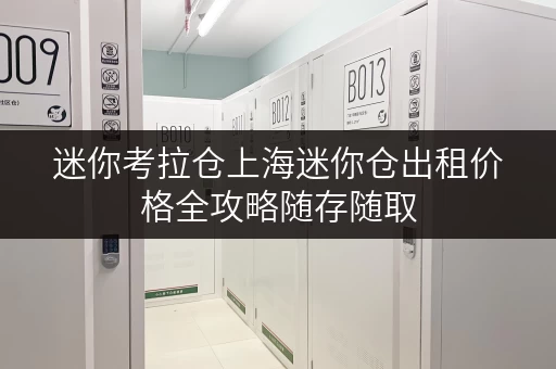 迷你考拉仓上海迷你仓出租价格全攻略随存随取,便捷无忧 迷你考拉仓上海迷你仓出租价格全攻略随存随取,便捷无忧