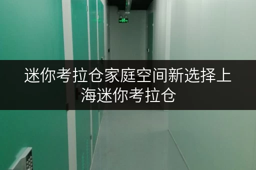 迷你考拉仓家庭空间新选择上海迷你考拉仓,解锁居家品质生活新境界 迷你考拉仓家庭空间新选择上海迷你考拉仓,解锁居家品质生活新境界