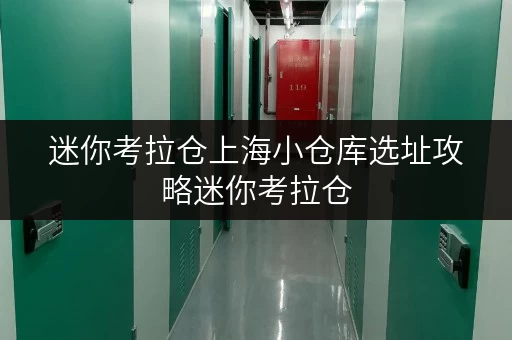 迷你考拉仓上海小仓库选址攻略迷你考拉仓,你的私人空间管家 迷你考拉仓上海小仓库选址攻略迷你考拉仓,你的私人空间管家