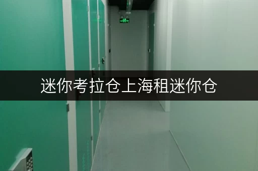 迷你考拉仓上海租迷你仓，省钱攻略全解析