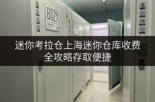 迷你考拉仓上海迷你仓库收费全攻略存取便捷,全时段服务,您的空间管家 迷你考拉仓上海迷你仓库收费全攻略存取便捷,全时段服务,您的空间管家