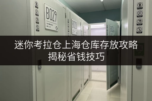 迷你考拉仓上海仓库存放攻略揭秘省钱技巧,让你的物品安全“安家” 迷你考拉仓上海仓库存放攻略揭秘省钱技巧,让你的物品安全“安家”
