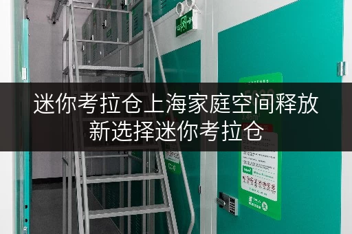 迷你考拉仓上海家庭空间释放新选择迷你考拉仓,品质生活从“储”开始 迷你考拉仓上海家庭空间释放新选择迷你考拉仓,品质生活从“储”开始