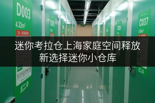 迷你考拉仓上海家庭空间释放新选择迷你小仓库,品质生活从此无忧 迷你考拉仓上海家庭空间释放新选择迷你小仓库,品质生活从此无忧