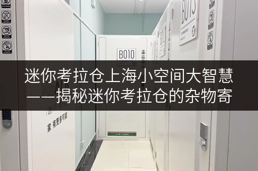 迷你考拉仓上海小空间大智慧——揭秘迷你考拉仓的杂物寄存省钱攻略 迷你考拉仓上海小空间大智慧——揭秘迷你考拉仓的杂物寄存省钱攻略