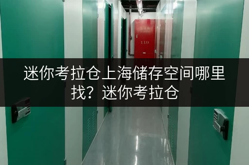迷你考拉仓上海储存空间哪里找?迷你考拉仓,你的私人空间管家 迷你考拉仓上海储存空间哪里找?迷你考拉仓,你的私人空间管家