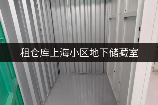 租仓库上海小区地下储藏室，释放空间，提升生活品质新选择