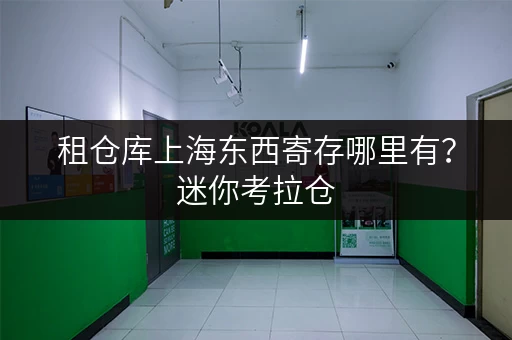 租仓库上海东西寄存哪里有?迷你考拉仓,您的私人仓储管家 租仓库上海东西寄存哪里有?迷你考拉仓,您的私人仓储管家