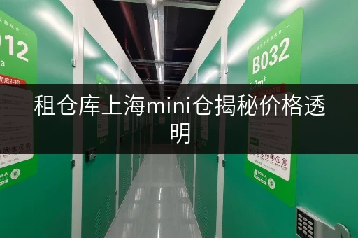 租仓库上海mini仓揭秘价格透明,教你省钱储物攻略 租仓库上海mini仓揭秘价格透明,教你省钱储物攻略
